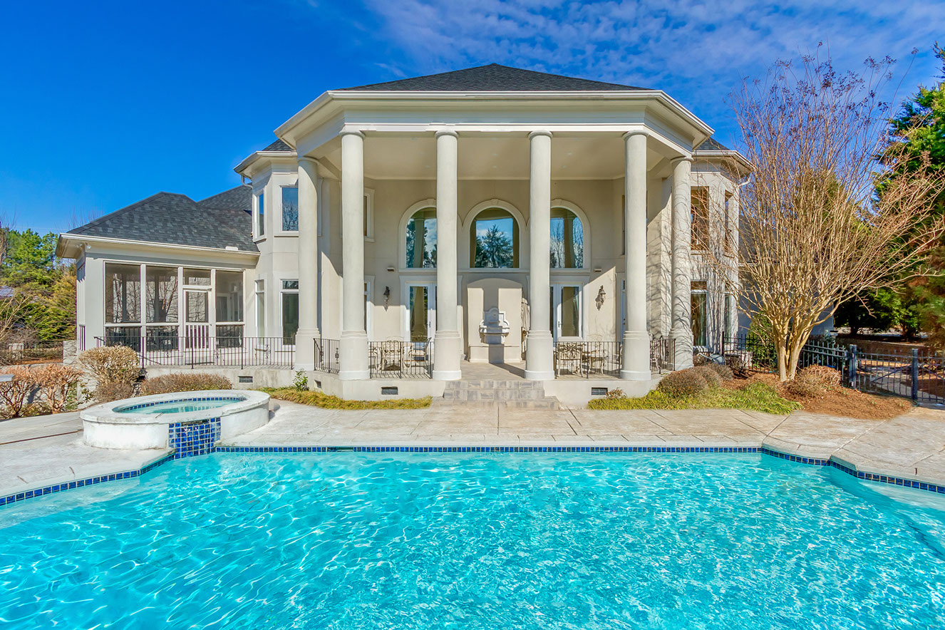 Residential estate home photography by Jesse Samples Allen Tate Realtors