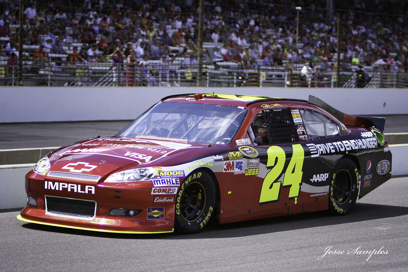 Jeff Gordon Brickyard 400 by Jesse Samples
